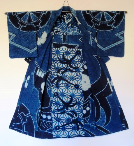 shibori ship, front, lining Daily Japanese Textile IMG_1046